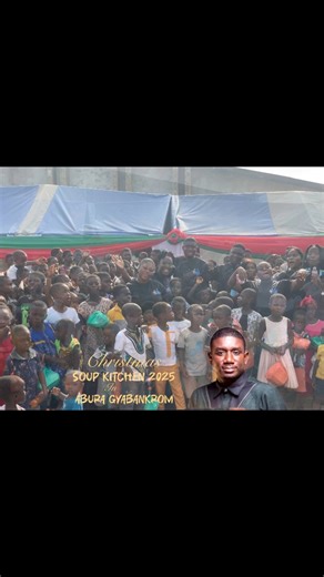 Keeping the Christmas Soup Kitchen Tradition alive at Abura Gyabankrom in Central Region 🇬🇭. My personal conviction with God is to serve the less privileged, trusting God to provide even when I have nothing to give. #philantrophy #charityevent #SaveTheKid | Noble Nketsiah