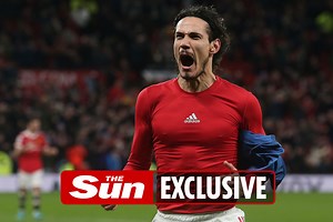 Man Utd striker Cavani set for dream return to South America