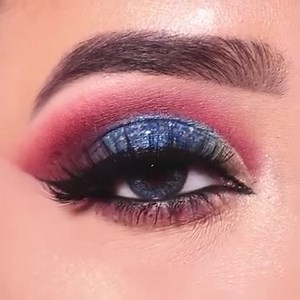 104K views · 3.8K reactions | Blue Glitter Eye Tutorial  | Learning with Shilpa | Facebook