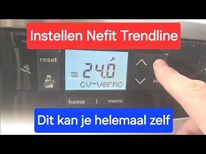 Instellen Nefit Trendline Hrc25 cw4 cv-ketel cv-ketel...