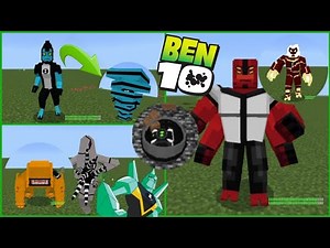 Ben 10 Addon/Mod For Minecraft PE and Bedrock 1.20.62 [Download MediaFire Here]