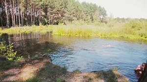 Woman Jumps Into Water Nature Two Stock Footage Video (100% Royalty-free) 22098949 | Shutterstock