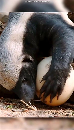 Honey Badger vs Ostrich Egg – Why It Can’t Break It? #shorts