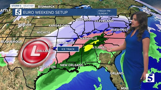 Tracking the weekend winter storm with Katie Melvin | NewsChannel 5 Nashville