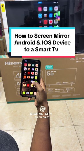 How to Screen Mirror Your Android & Iphone Device to a Tv