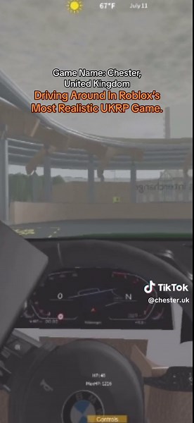 Driving Around In Roblox’s Most Realistic UKRP Game! #fyp #chesteruk