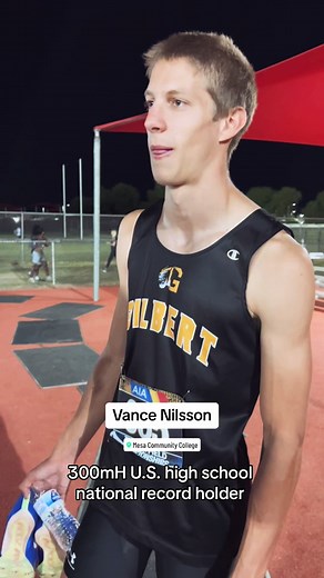 Gilbert Senior Vance Nilsson Breaks U.S. High School National Record in 300m Hurdles