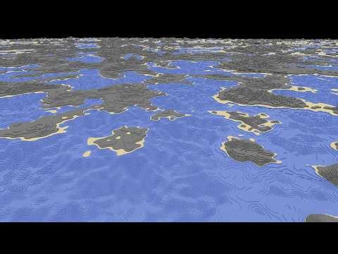 197km View Distance - Java Voxel Engine Test (OpenGL 3.2)