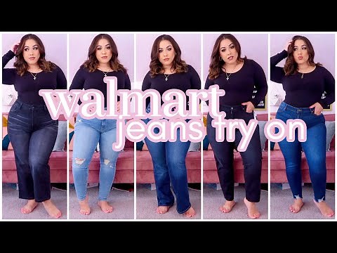WALMART JEANS TRY ON HAUL | Size 12/14