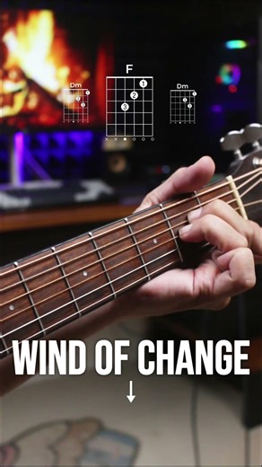Wind of Change - Scorpions Easy Chords | Guitar Tutorial +Tab #windofchange #chords