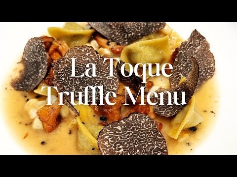 All Black Truffle Menu at La Toque Restaurant in Napa