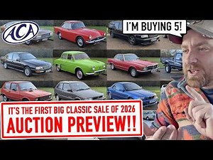 IT'S THE BIG ONE! Previewing the first Classic Car Auction of 2026