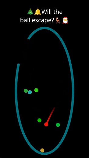 ❄️ FREEZING in 3 Seconds! 🎄 | Holiday Ball Challenge #mesmerizing #gamephysics #music