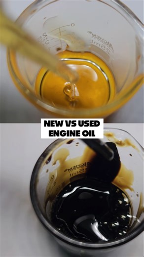 New vs used engine oil under the microscope