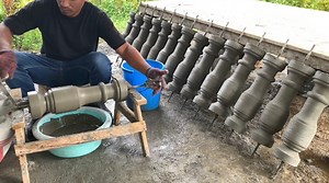 Paggawa ng design sa balcony namin part 1 / Gumawa ako ng concrete baluster | Kolmacz