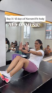 24K views · 1.9K reactions | Day 4 / 45 days of Navratri Fit-body challenge ABS on music #workout #funfitness #zumbalover #fitnessstudio #vadodara #absonfire | Urvi Parwani | Facebook