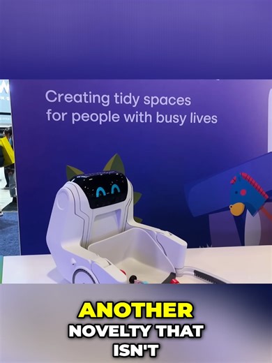 This Robot Cleans the Mess Before the Robot 🤯🤖 Not a robot vacuum — but maybe its best friend. Clutterbot’s Rovi picks up toys and floor clutter so your robot vacuum doesn’t have to dodge them. Less pre-cleaning, fewer obstacles, happier robots. 🧸🧹 #VacuumWars #NotSponsored #CleanTok #FYP