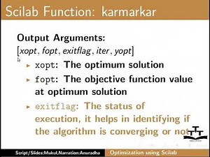 Optimization Using Karmarkar Function - Khasi