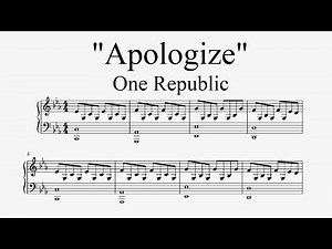 "Apologize" - One Republic (Piano Cover)