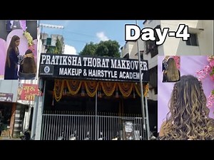 Hairstyle Session | Day - 4 Pratiksha thorat makeover academy | vlog | aishwarya suryawanshi