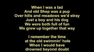 Elvis Presley – Old Shep Lyrics