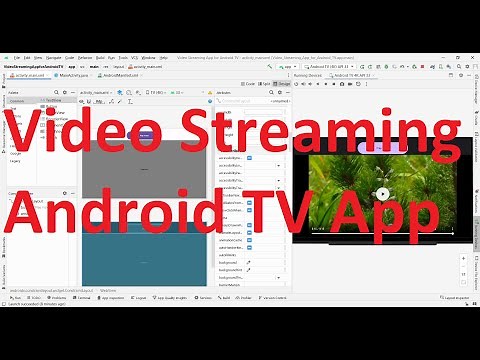 How to build a simple video streaming Android TV App using WebView in Android Studio?