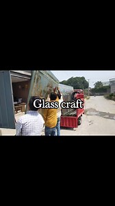 Glass fix loading for fitting... 12 mm glass design.... #luxurylife #glasscraft #homedecor #temperedglass #interiordesign | glass craft