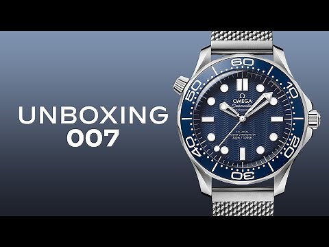 Unboxing the Omega Seamaster Diver 300M James Bond 60th Anniversary