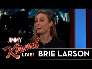 Brie Larson Surprises Jimmy Kimmel's Audience