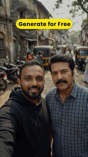 Jahar | AI consultant on Instagram: "Selfie with Celebrities 😍. Create trending videos with your favourite actor for free with AI, using Veo3 and Nano Banana. Comment “FREE” to get the complete guide with exact prompts and step-by-step instructions. #aivideos #trendingvideo #veo3 AI video generation, Veo3, Nano Banana, free AI video tools, AI content creation"