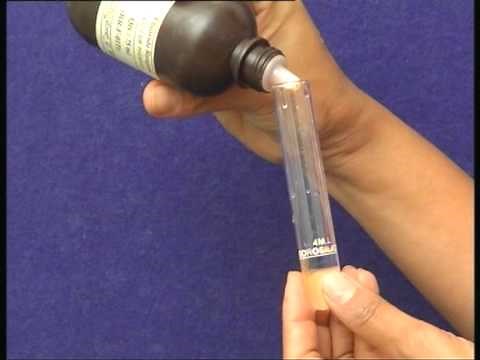 Procedure for sampling and testing fluoride in water
