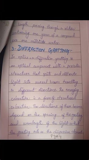 definition of photoelectric effect, specific rotation, diffraction gratting #BSphysics #physicsnotes