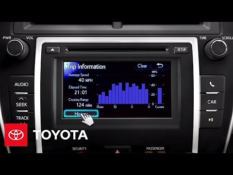 2012 Camry How-To: Car Information Display | Toyota