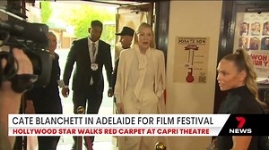 Hollywood has come to Goodwood as two-time Oscar-winner Cate Blanchett presents her latest film for the Adelaide Film Festival. 7NEWS Adelaide at 6pm | www.7NEWS.com.au #7NEWS | 7NEWS Adelaide