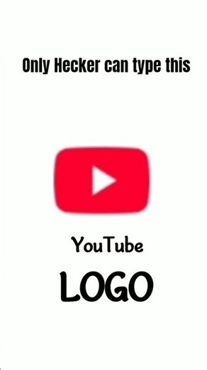 YT LOGO #Only hacker can type this......