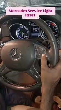 Mercedes service light reset like and subscribe #love #automobile #lifeisbutadream