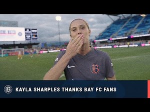 Bay FC's Kayla Sharples Thanks Fans For Support After First Home Win in Club History