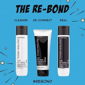 13K views · 147 reactions | Are you ready for our NEW hair regime The Re-bond? The Re-bond is Matrix's first ever at home bonding regime. Chemical damage can be harsh on your hair's condition, so check your hair into rehab with The Re-bond. #MatrixUK #Rebond #Hairrehab #Guiltfreecolour | Matrix Professional Haircare & Color | Facebook