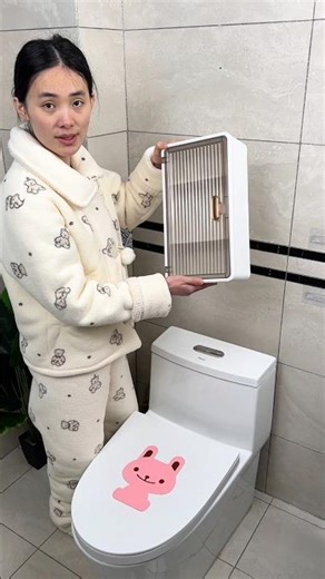 🔥No‑Drill Wall Mounted Tissue Box ❤️ Best Easy Wall Storage Solution | No Tools Needed!