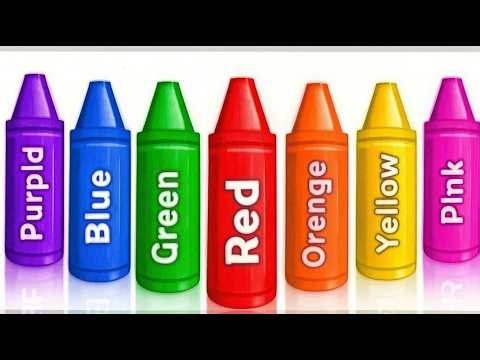 🖍️ Learn Color Names with Alphabet | ABC Sounds, Object Vocabulary & Letter Practice