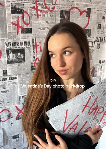 DIY Valentine’s Day Photo Backdrop Ideas