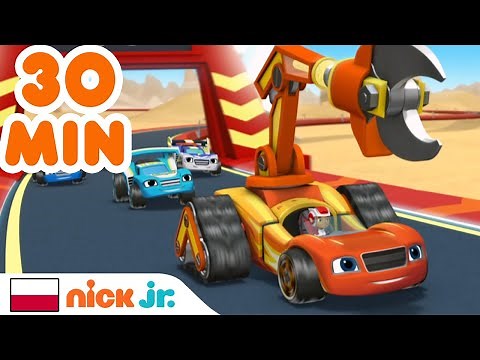 Blaze i megamaszyny | 30 minut najlepszych wyścigów Blaze'a | Nick Jr.