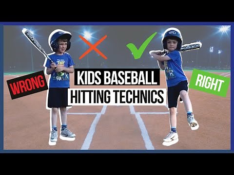 Learn How to Hit in Baseball for Beginners. Hitting Techniques for Kids