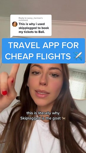 Replying to @sassy_harman skip, skip, skiplagged ✈️ #flights #cheapflights #flyingcheap #savemoneytips #financetok #moneysavingtips #travelbucketlist