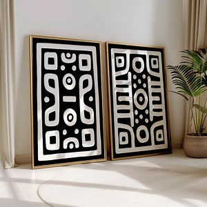 Tribal African Art Pattern Wall Art Afrocentric Prints Contemporary African Art African Home Decor Afrocentric Wall Art Black Culture Art - Etsy