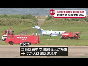 [Accident] Self-Defense Force aircraft deviates from runway and lands at Niigata Airport (Niigata)