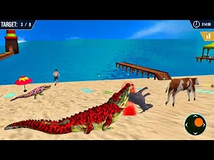 I Play Crocodile Wild Hunt Games - Crocodile Attack People, Animals - Best Gameplay HD