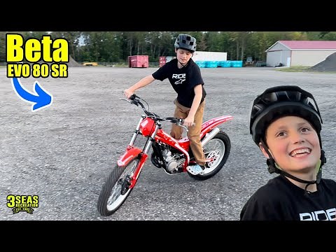 2023 Beta EVO 80 SR Trials Bike First Ride!