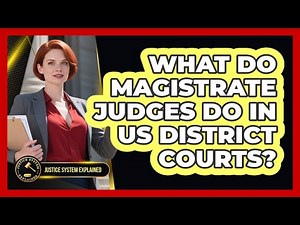 What Do Magistrate Judges Do In US District Courts? - Justice System Explained