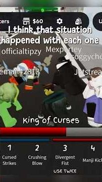 This situations happened to each one in Jujutsu Shenanigans #￼￼Jujutsu Shenanigans #emotes